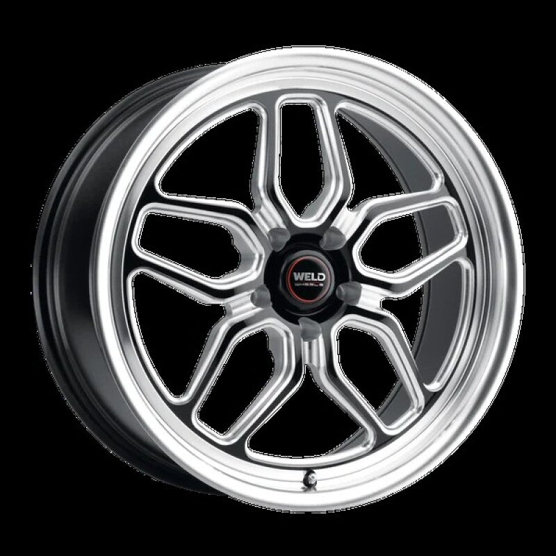 Weld Laguna Drag 15x10 5x114.3 ET50 BS 7.5 Gloss Black MIL Dia 78.1