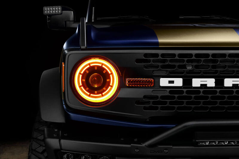 Oracle 2021+ Ford Bronco Oculus Bi-LED Projector Headlights - ColorSHIFT LED
