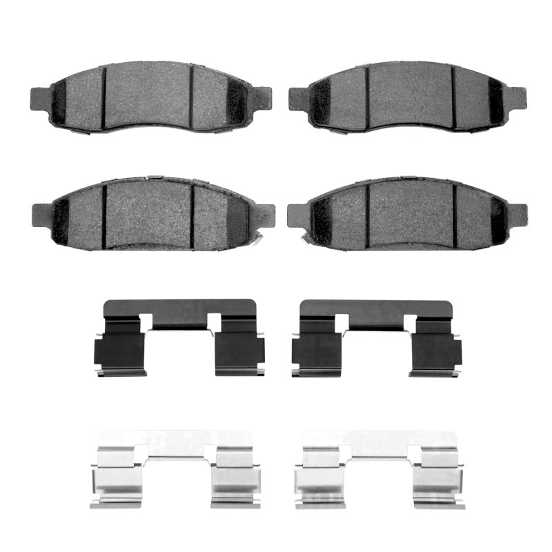 R1 04-07 Infiniti QX56 Front Ceramic Brake Pads & Hardware Kit