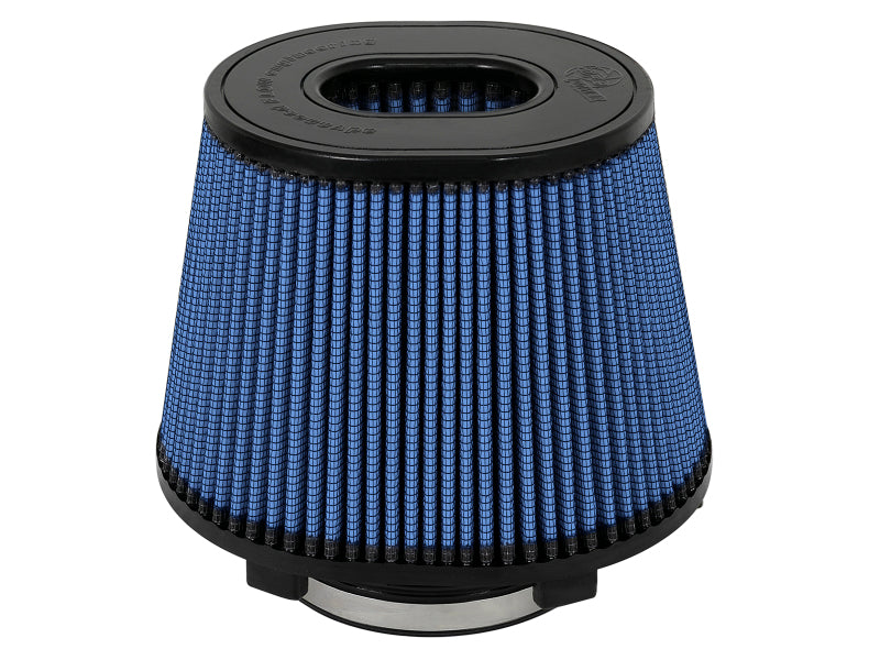 aFe Magnum FLOW Pro 5R air filter with a 5-inch inlet, 9x7.5-inch base, and 7.5-inch height for enhanced engine performance.