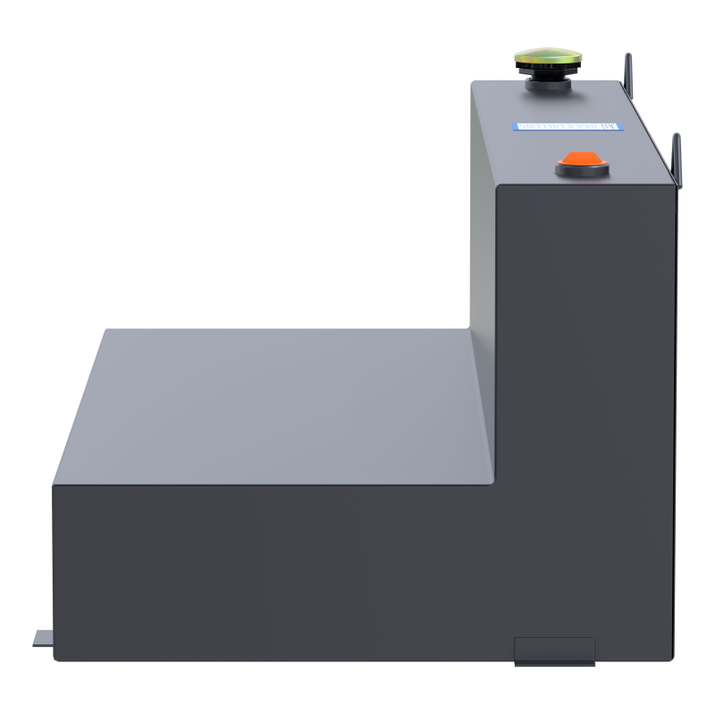 UWS Matte Black 100-Gallon L-Shape Steel Transfer Tank Model ST-100-L-MB