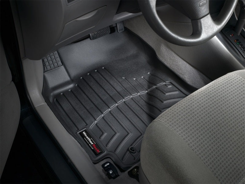 WeatherTech 03-08 Toyota Corolla Front FloorLiner - Black