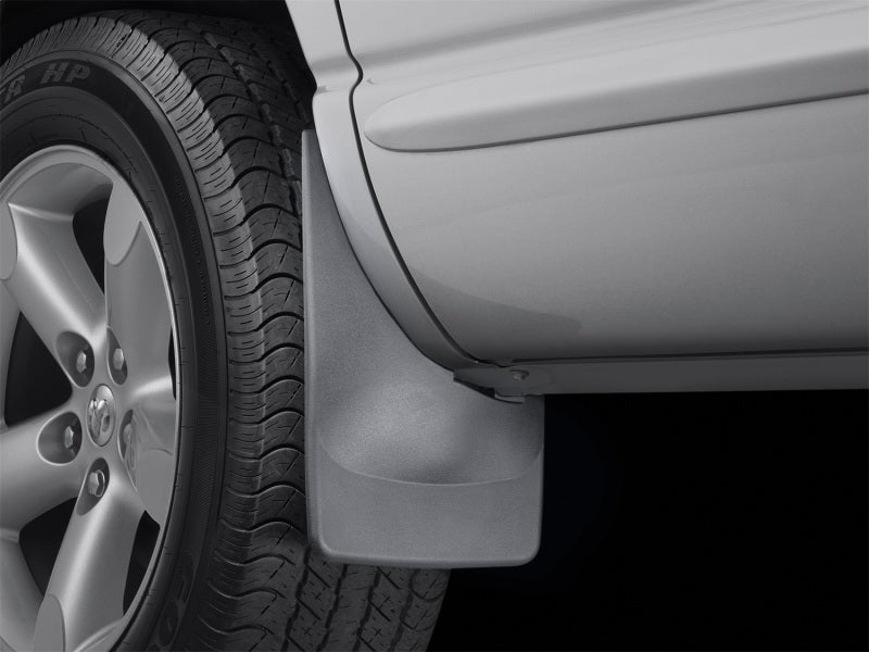 WeatherTech 06+ Dodge Ram Dually No Drill Mudflaps - Black