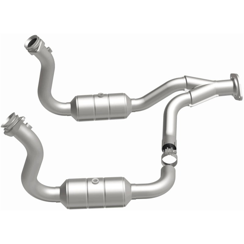 MagnaFlow DF Cat Conv 08-10 Ford F-250/F-250 SD/F-350/F-350 SD 5.4L/6.8L/F-450 SD 6.8L Y-Pipe Assy