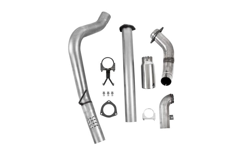 MBRP 11-14 Ford 6.7L F-250/350/450 4in Filter Back Single Side Exit Alum and Down Pipe Exhaust