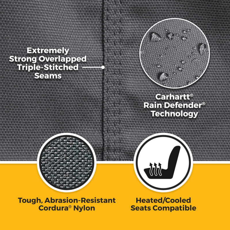 Covercraft 2026 Jeep Wrangler 2-Door (MT)  Carhartt Super Dux SeatSaver Custom Front Row Seat Covers