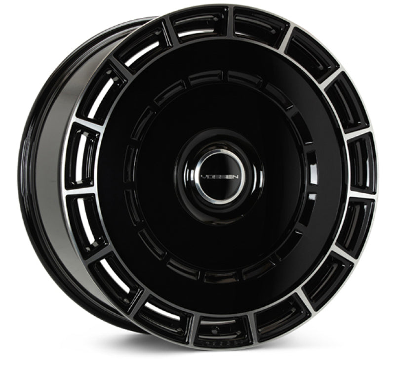 Vossen HF-9 24x10 / 5x120 / ET32 / 72.56 / Deep - Gloss Black Polished Wheel