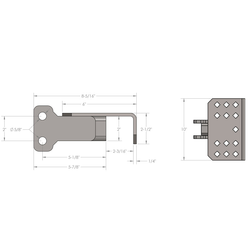 BulletProof Hitches Hitch Step Attachment Model STEP