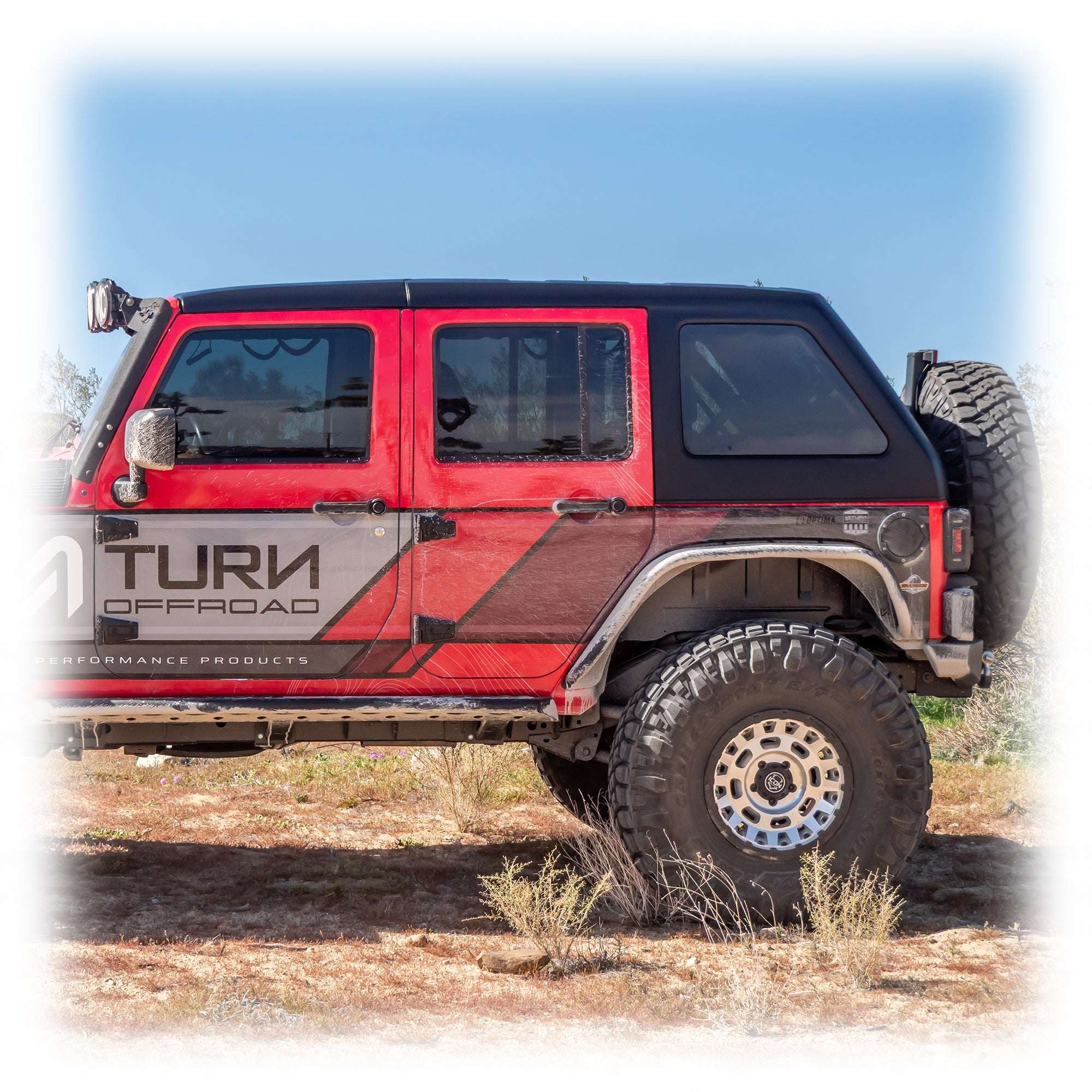 Fastback Hard Top for Jeep Wrangler JK Unlimited 4-Door
