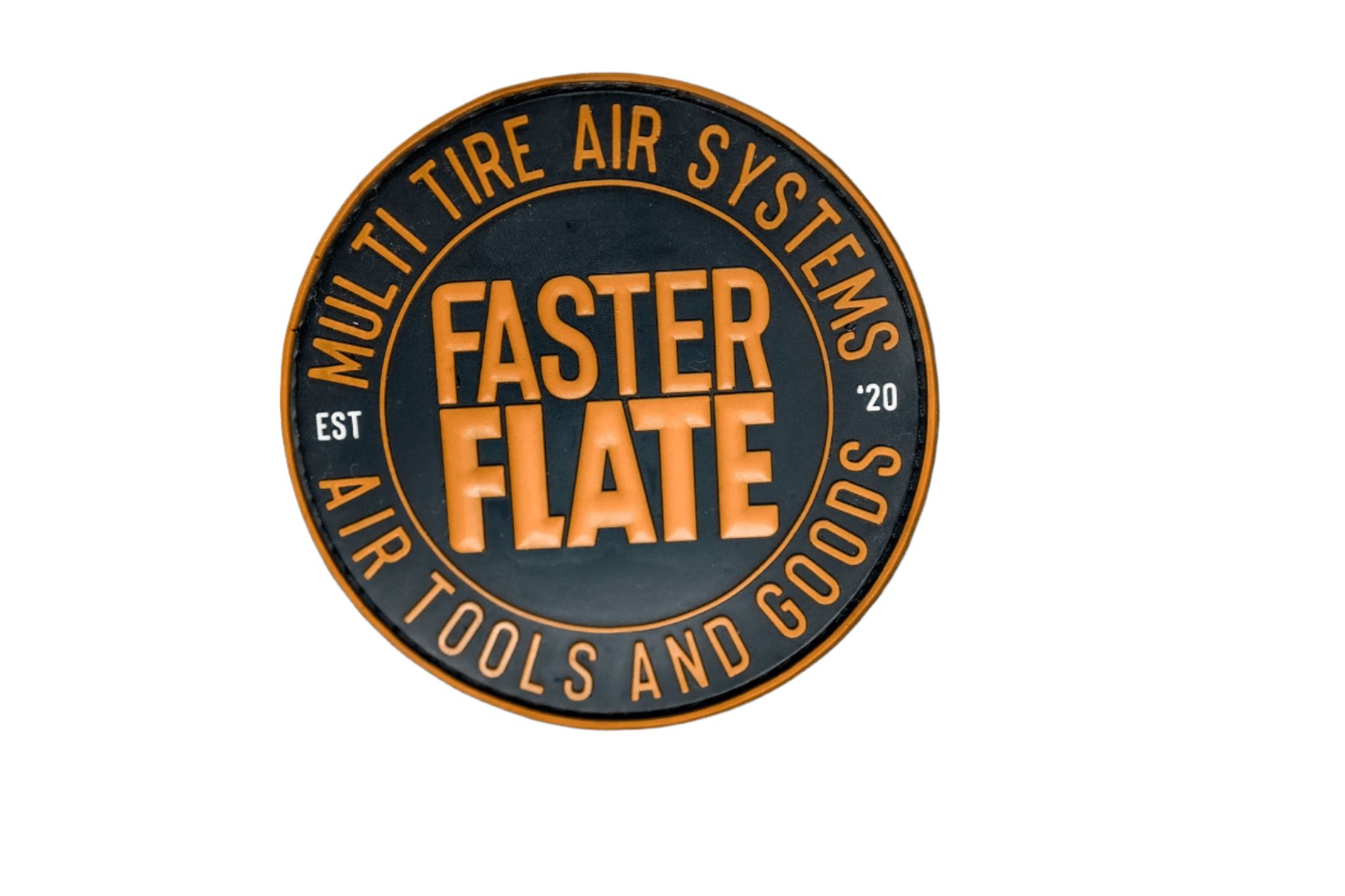 FasterFlate Multi-Tire Air Systems and Goods Velcro Patch