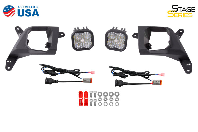 Diode Dynamics SS3 Sport Type SV2 Kit ABL - Yellow SAE Fog