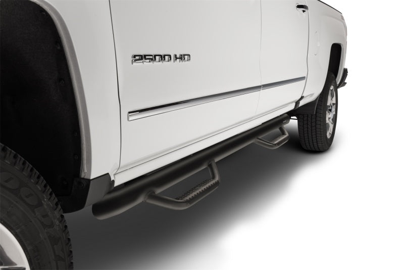 N-Fab Nerf Step 01-06 Chevy-GMC 1500/2500/3500 Crew Cab 8ft Bed - Tex. Black - Bed Access - 3in