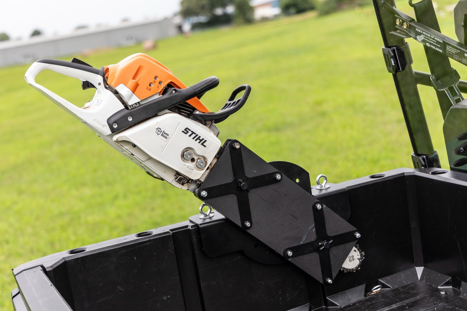 Chainsaw Carrier Bed Side Mount | Multiple Makes & Models (Polaris/Can-Am) by Rough Country