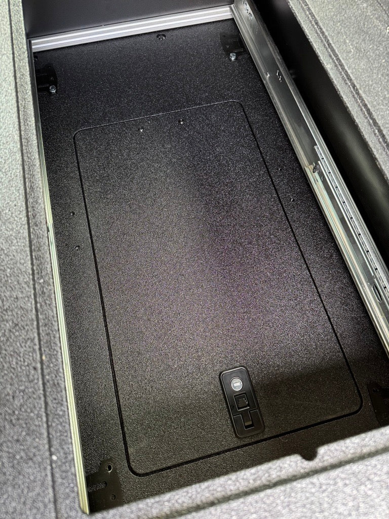 Ford - F150 - 2015-Present - 13th-14th Gen - Super Cab - without the center mounted B&O Subwoofer - Explore Series - Single Drawer Module - With Fitted Top Plate