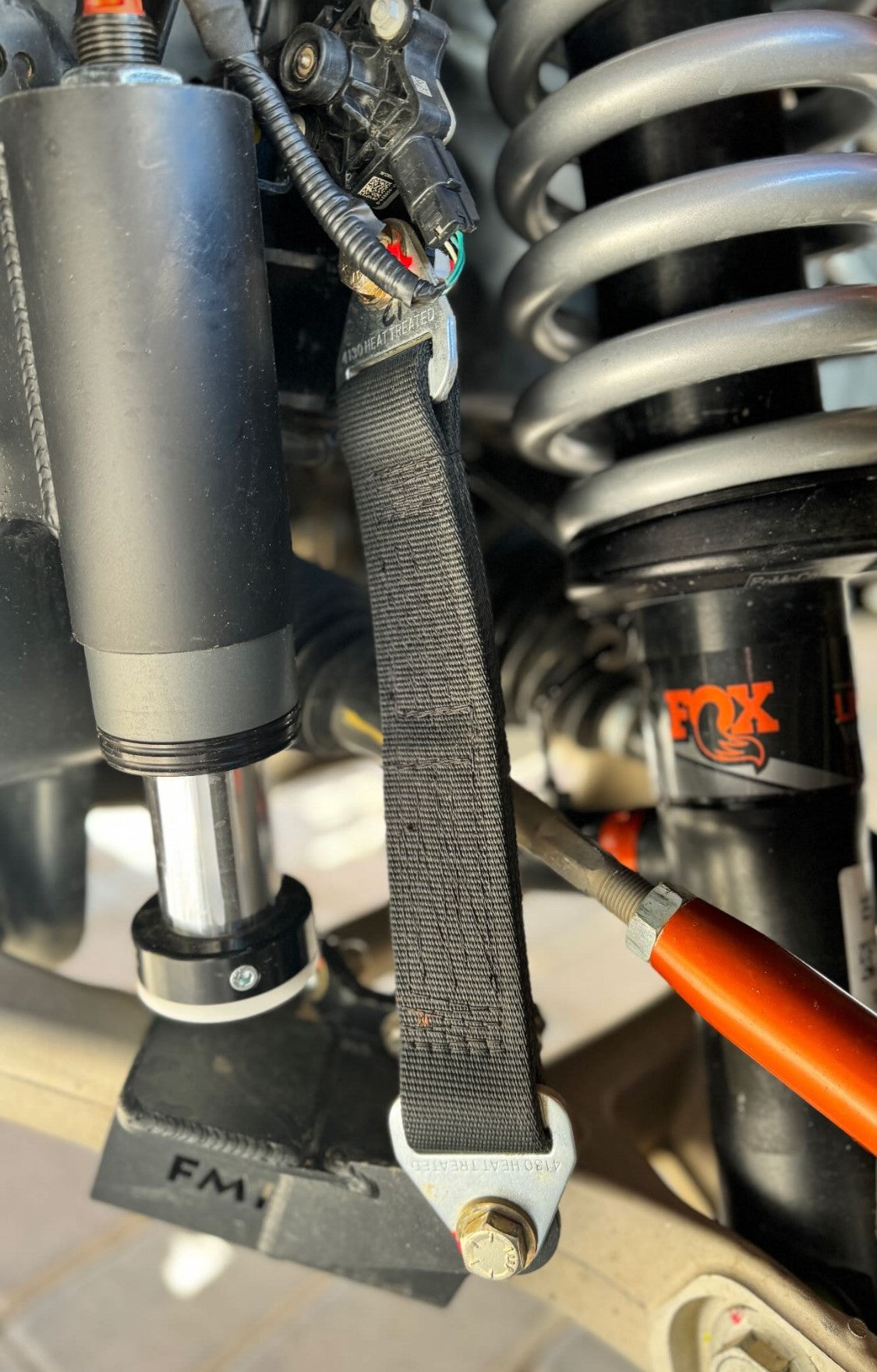Gen 3 Raptor Front Limit Strap & Bump Stop Kit for Stock Lower Arm - 2021-2024 F150 Raptor