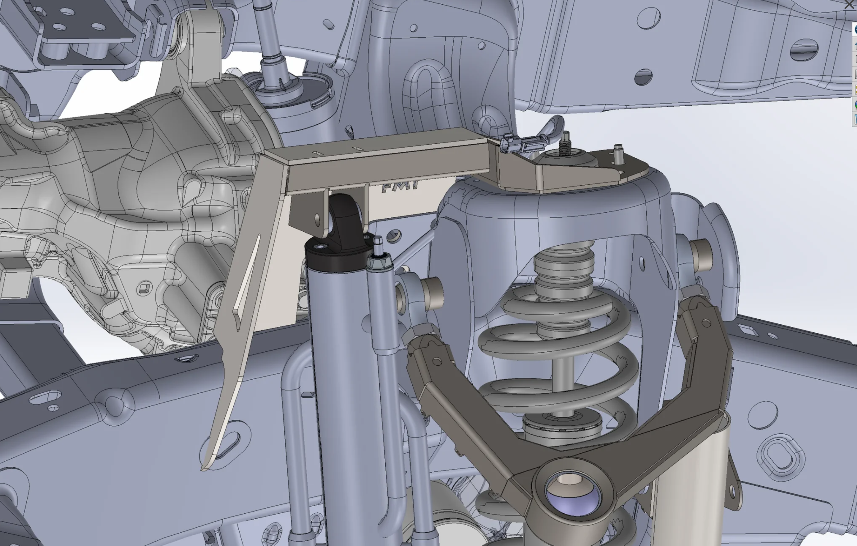 Gen 2 Raptor Fabricated Front Bypass Shock Mount Kit