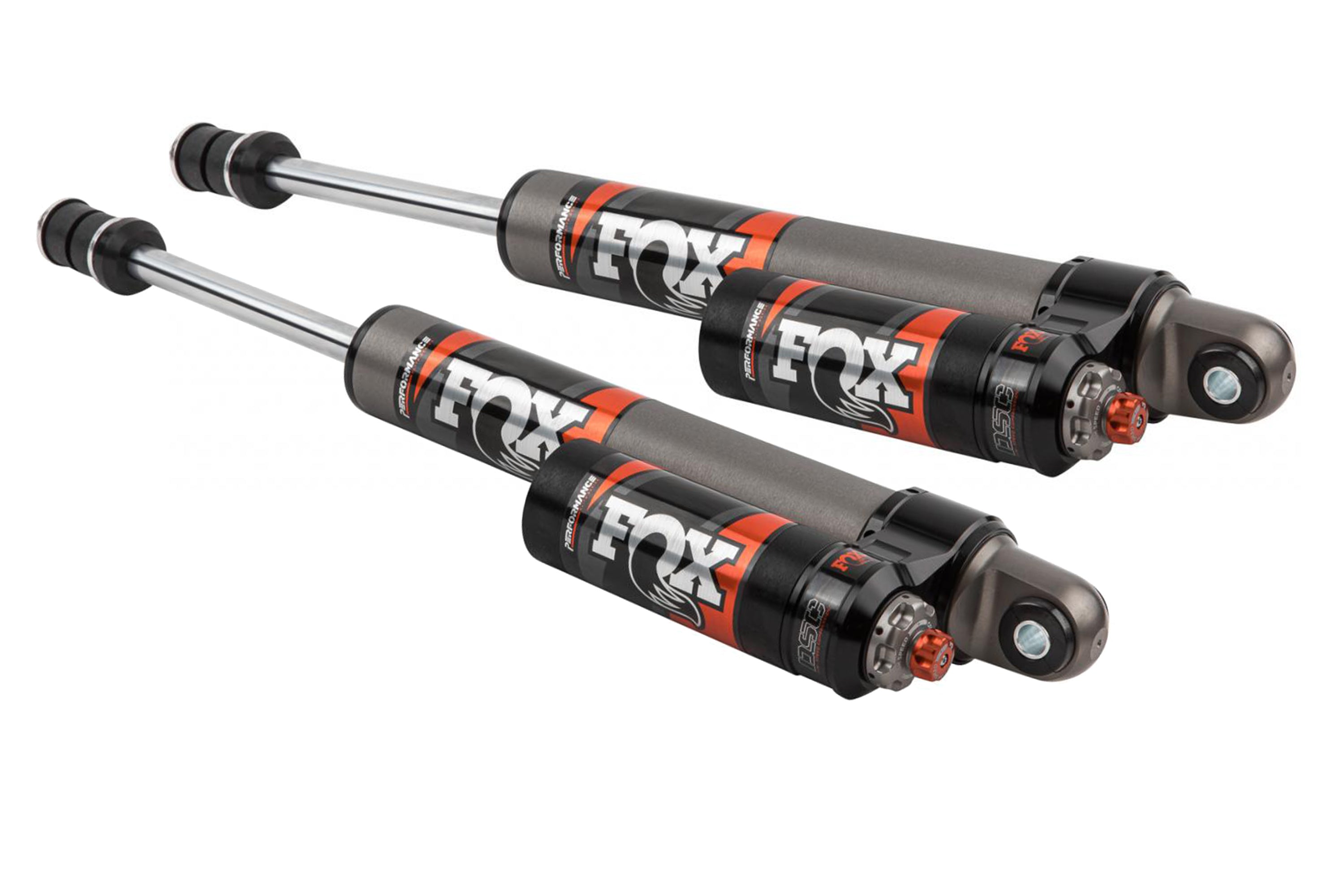 FOX 2.5 Rear Shocks w/ DSC Reservoir | 2-3.5 Inch Lift | Performance Elite Series | Ram 2500 (14-23) and 3500 (13-23) 4WD