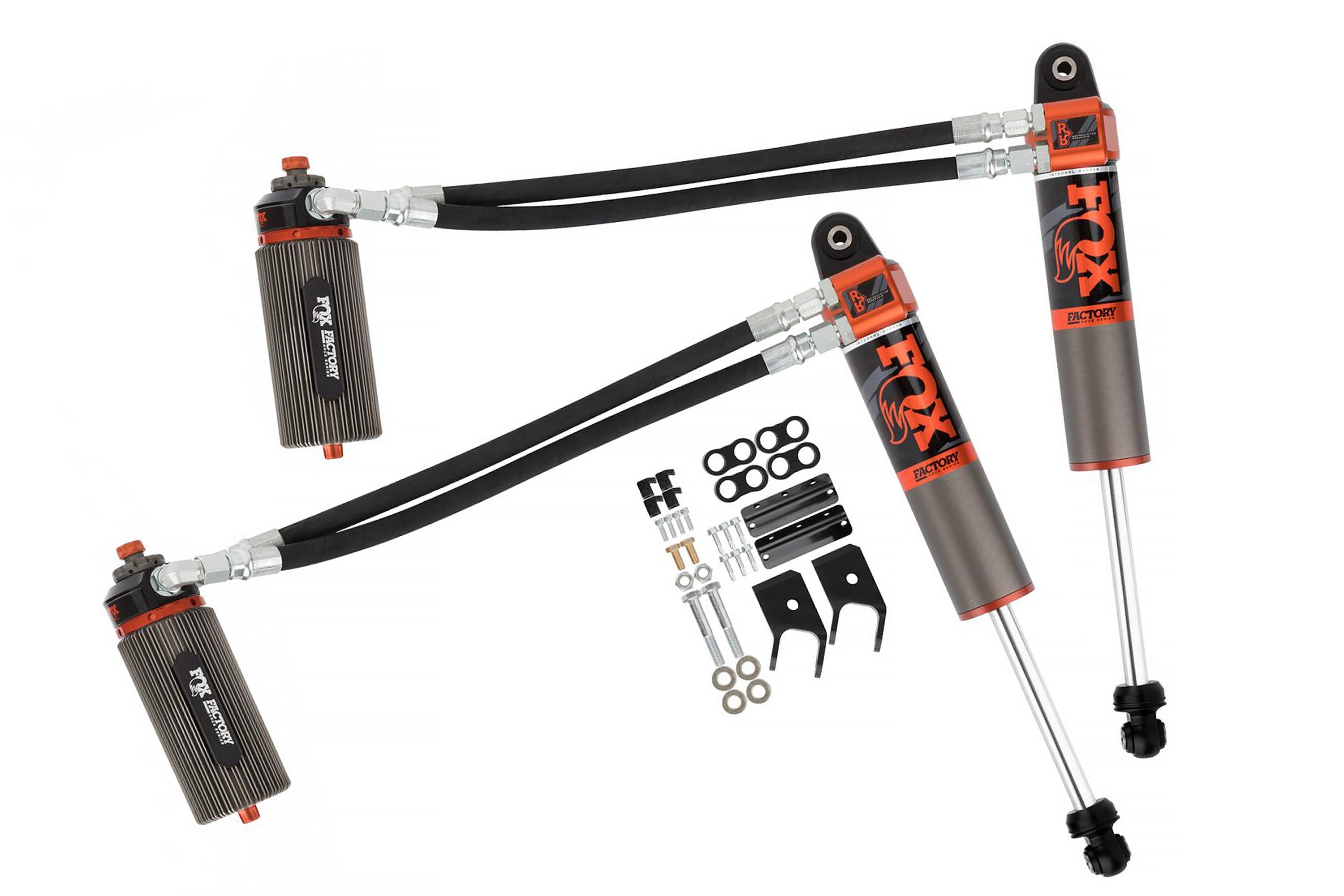 FOX 3.0 Internal Bypass Reservoir Front Shocks Adjustable | Factory Race | 3.5-4.5 Inch Lift | Jeep Wrangler JL (18-26)