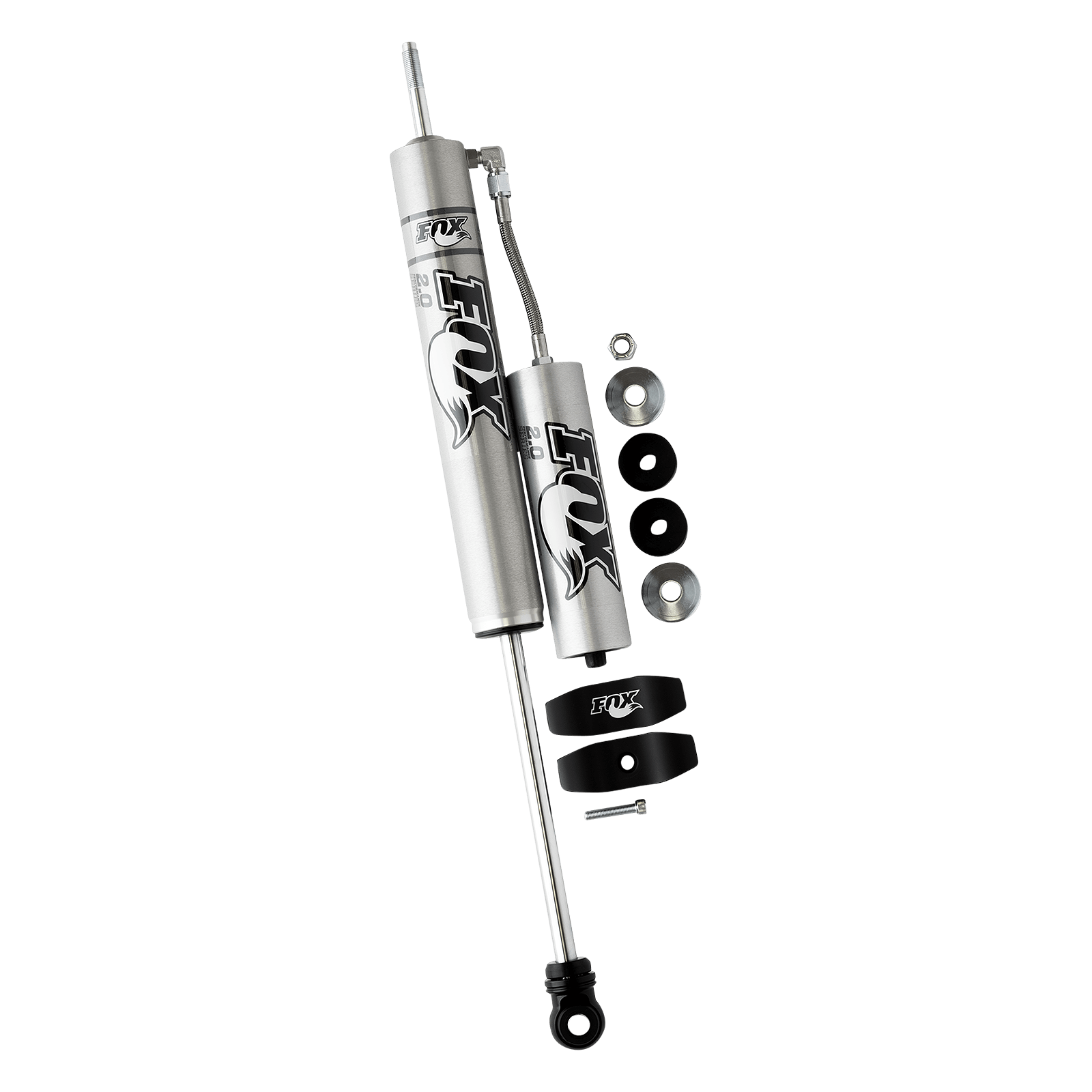 FOX 2.0 Front Shock w/ Reservoir | 1.5-3.5 Inch Lift | Performance Series | Jeep Wrangler JK (07-18)