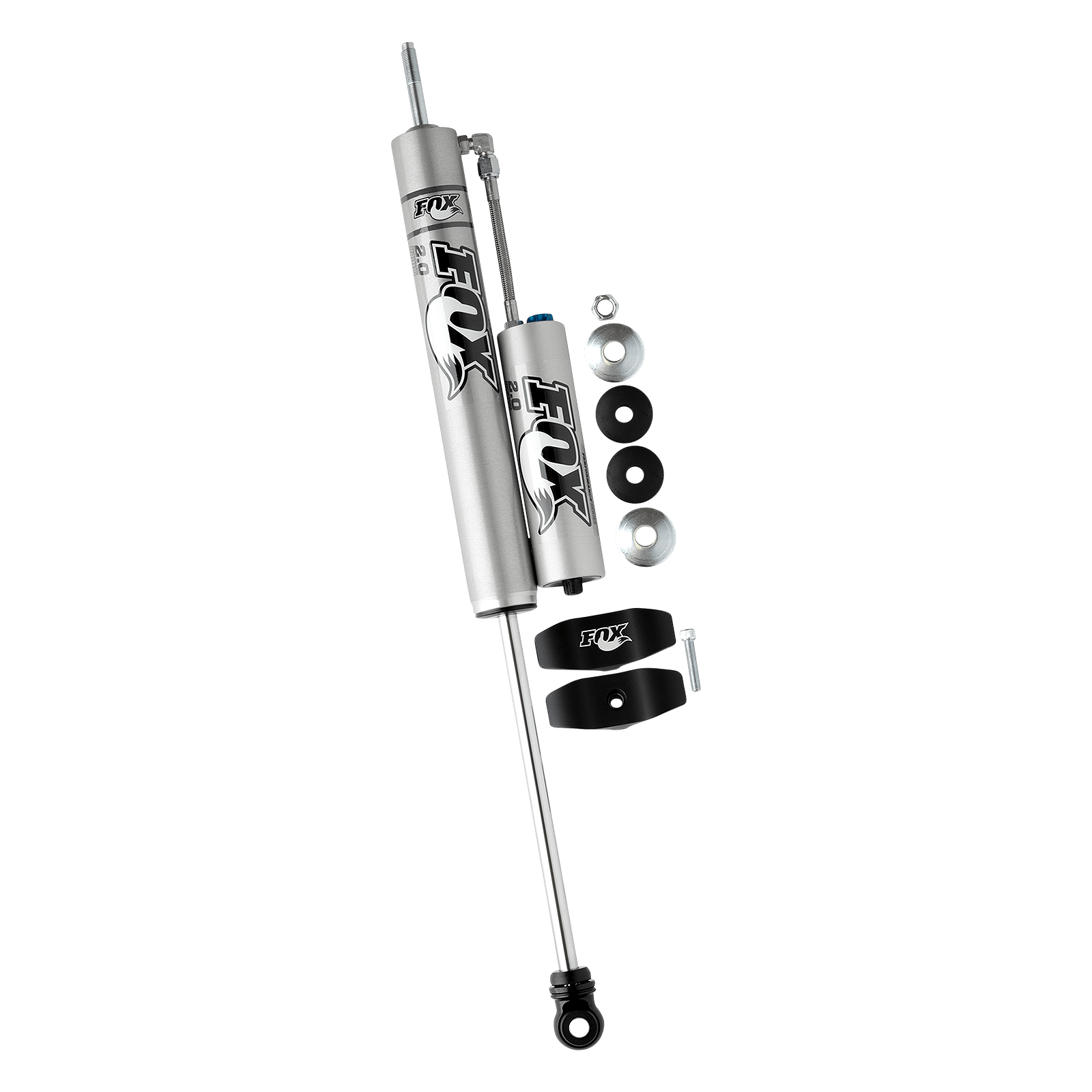 FOX 2.0 Front Shock w/ CD Adjuster Reservoir | 4-6 Inch Lift | Performance Series | Jeep Wrangler JK (07-18)