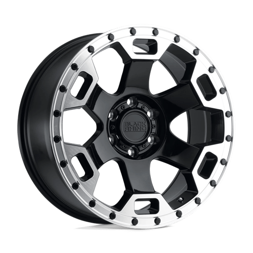 BRGLT 18X9 6X5.5 G-BLK-MIRLP 12MM