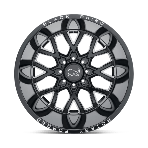 BRGRM 22X11.5 8X180 G-BLK-MILL -44MM