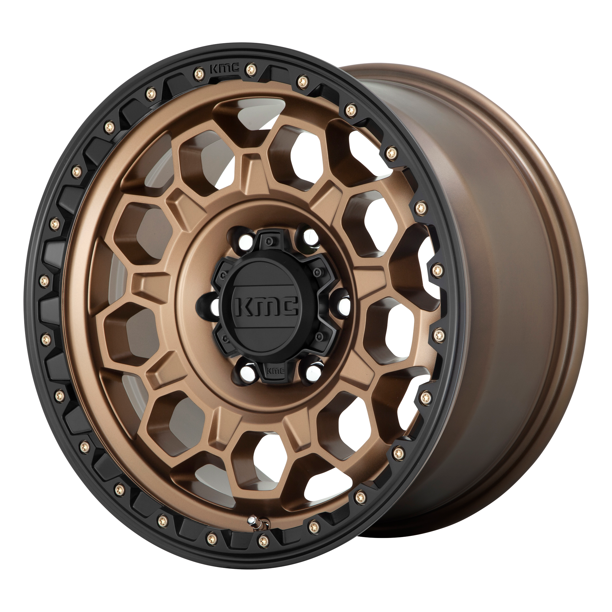 KM545 17X8 5X4.5 M-BRZ BLK LP 35MM