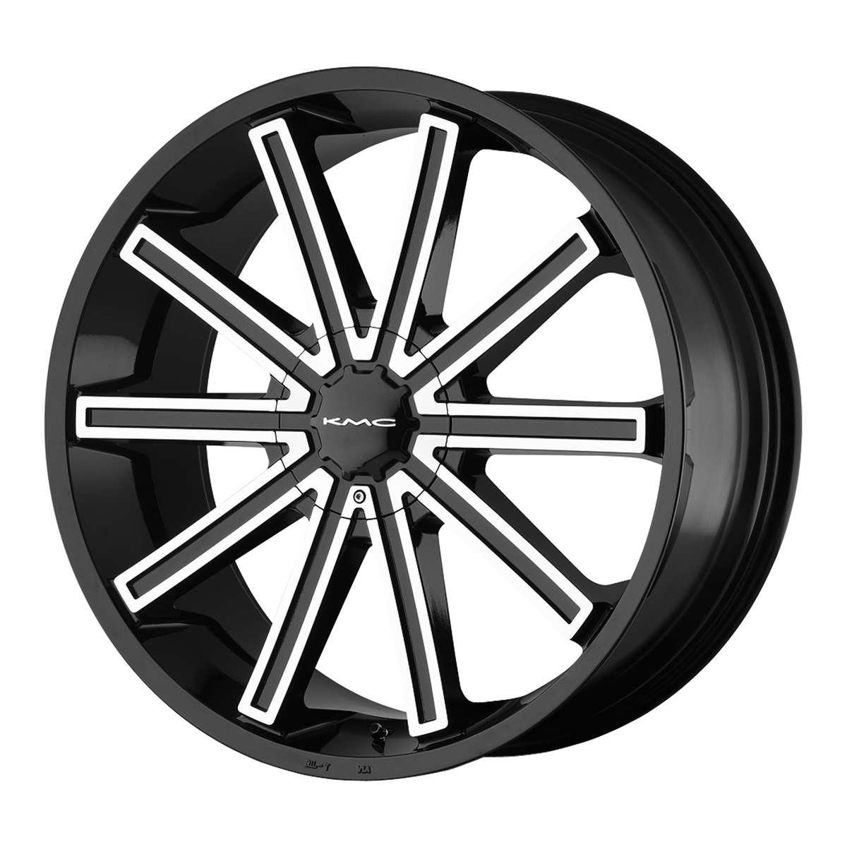 KM681 NERVE 22X9 108-150 G-BLK/MCH +38MM