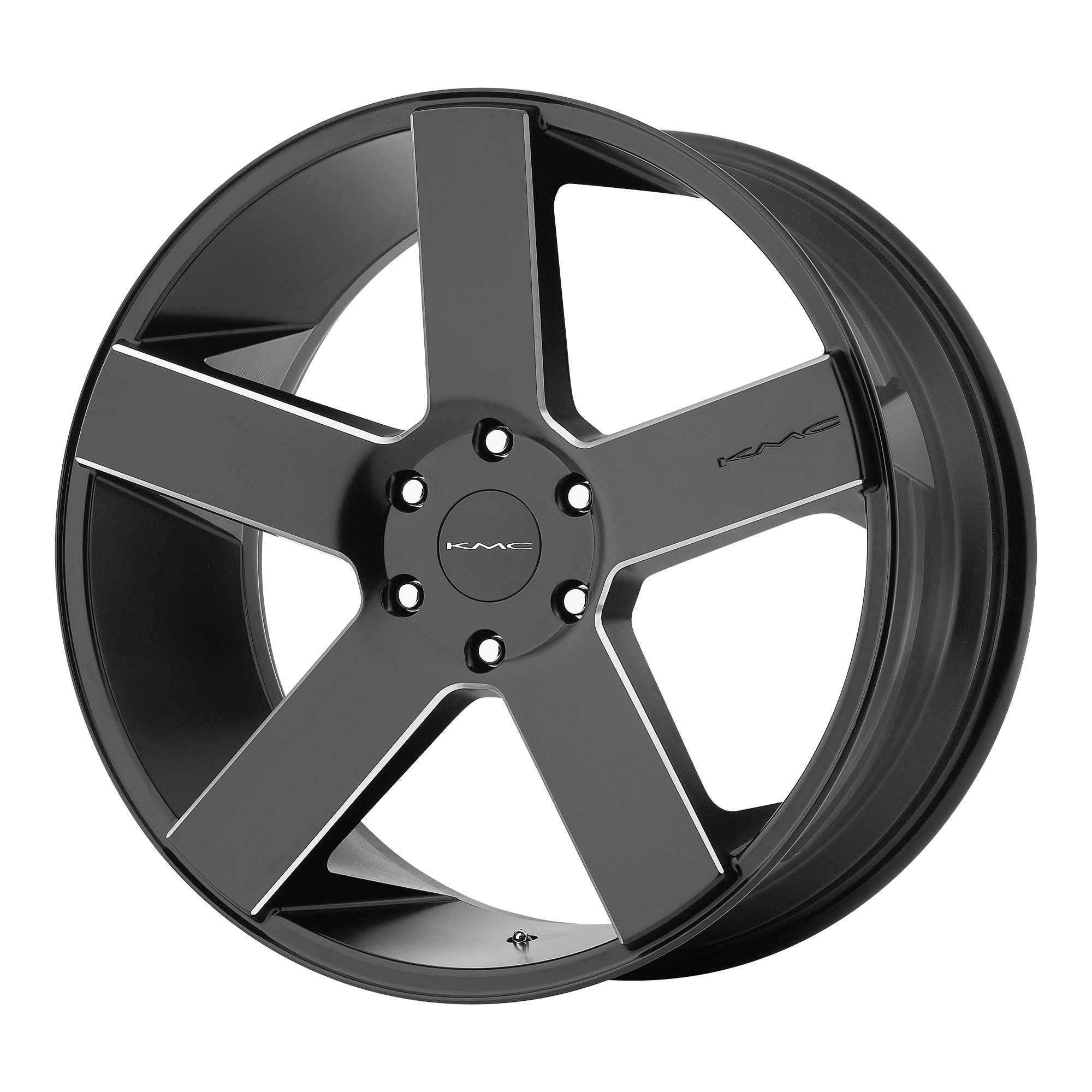 KM690 22X9 6X5.5 SG-BLK MILL 30MM