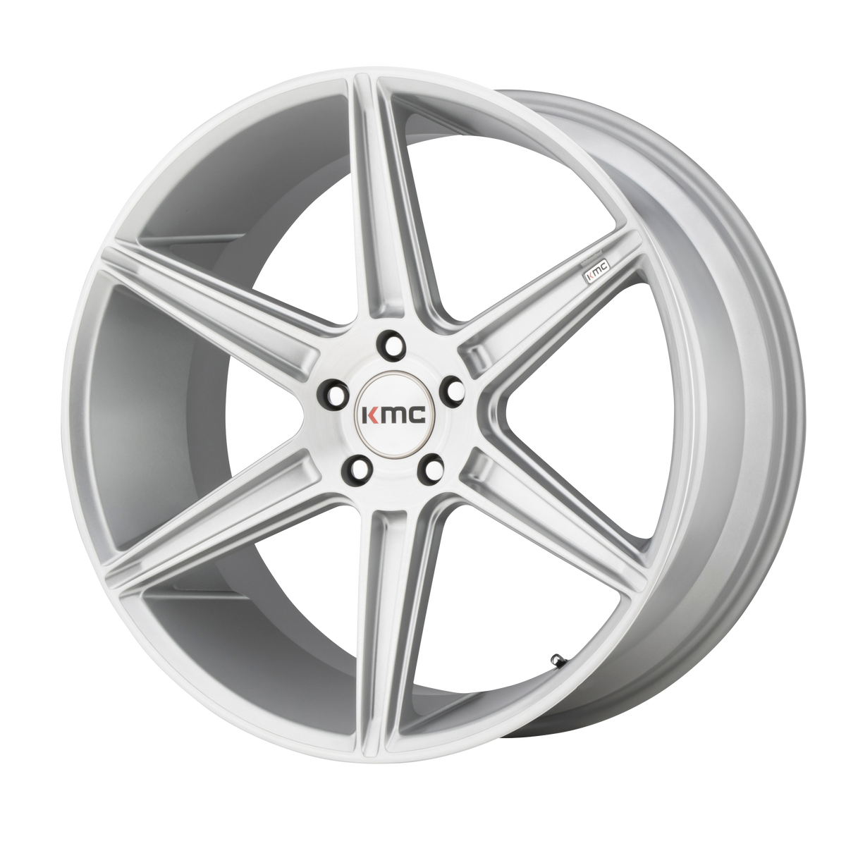 KM711 20X10.5 5X4.5 BRUSHED SLV 35MM