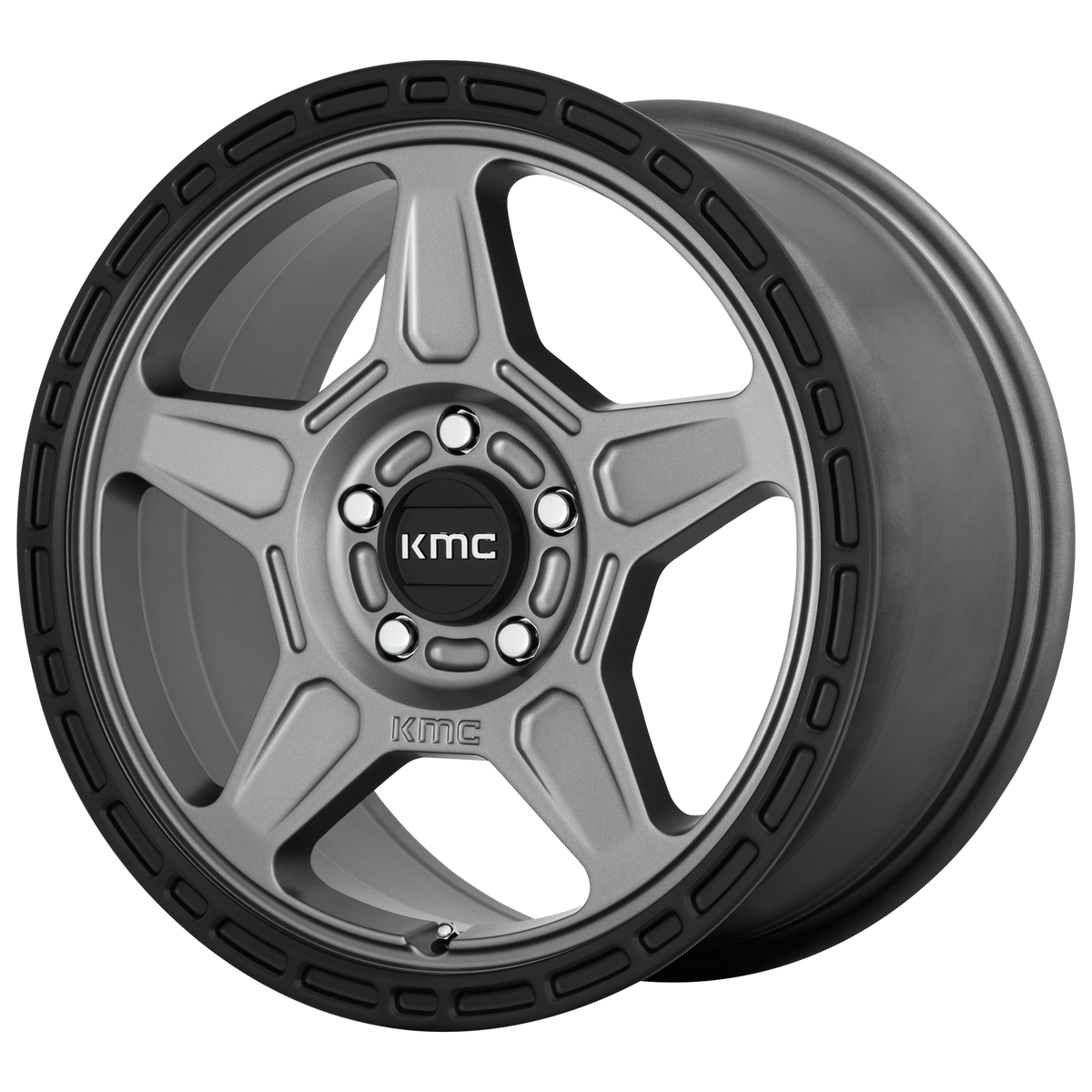 KM721 16X7 5X4.5 S-GRAY BLK LP 15MM