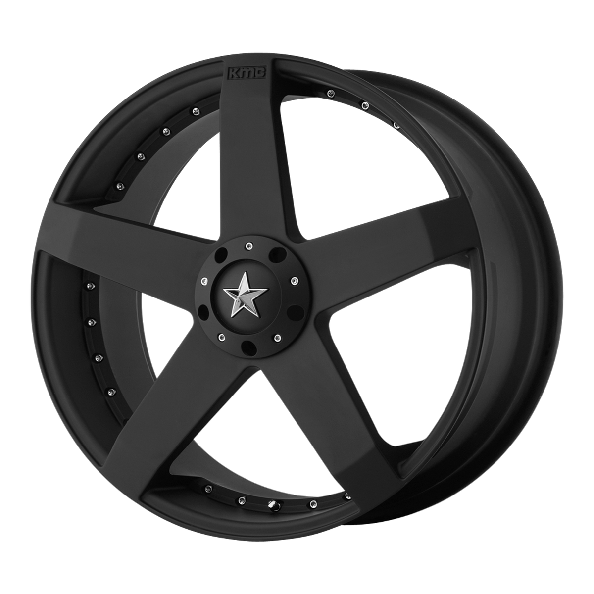 KM775 CAR 17X7.5 5X115/120 M-BLK +21MM