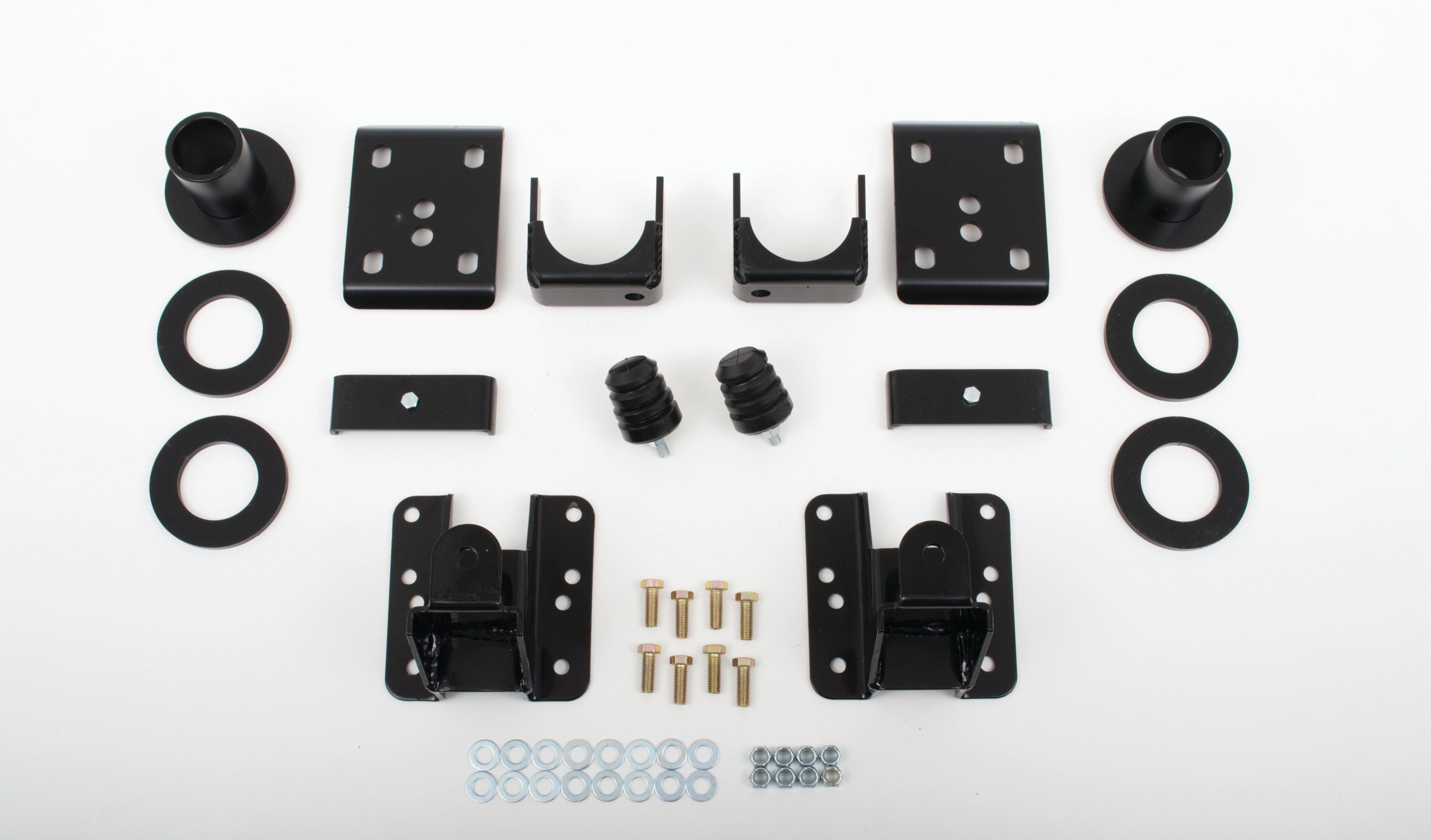 2014-18 GM TRUCK (1/2 ton) (2WD, ALL CABS) 2/4" Econ. Drop Kit (Adj. Strut Ring Kit, Flip Kit, & Adj. Rear Hangers)