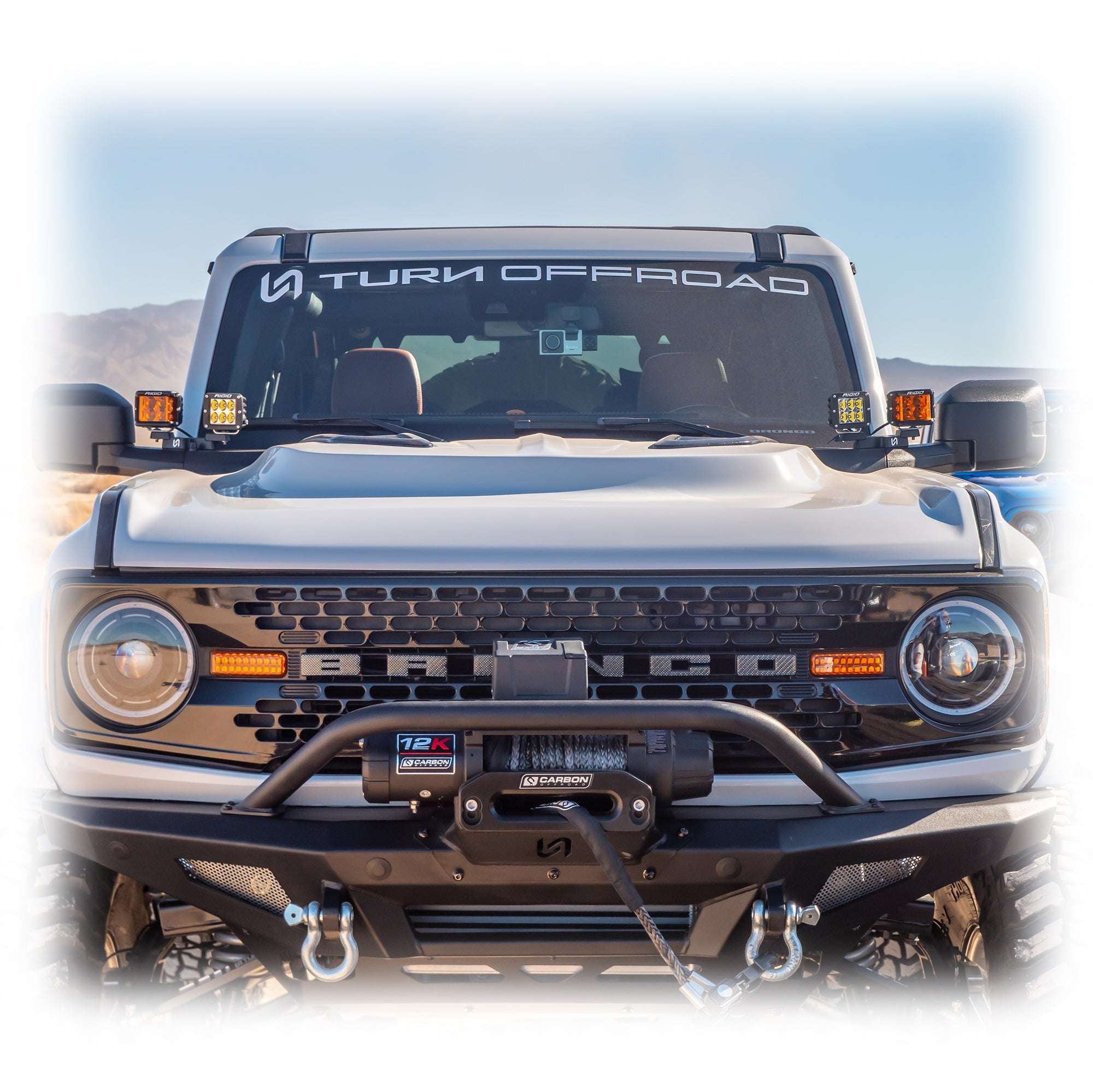 Heat Extraction Fiberglass Hood for Ford Bronco