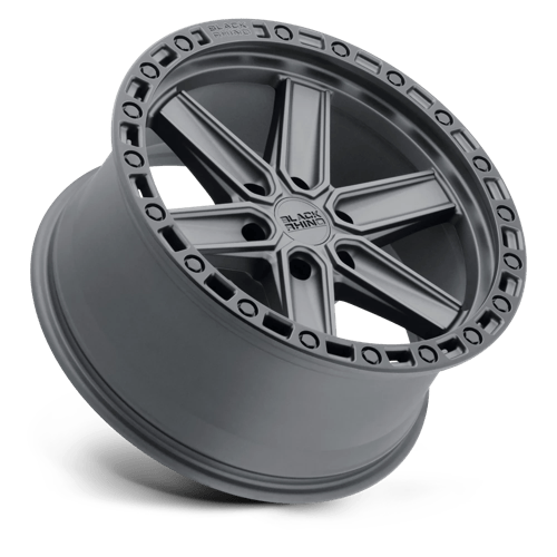 BRHDS 18X9 6X5.5 GUN-BLK-BLKLP -12MM