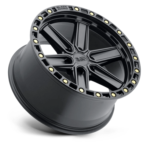 BRHDS 18X9 6X5.5 B-BLK-BRASSBLT -12MM