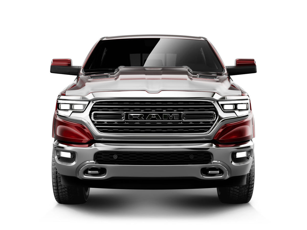 Husky Liners 19-26 Ram 1500/1500 Rebel (w/ Sport Perf. Hood) Aeroskin - Chrome - Chrome