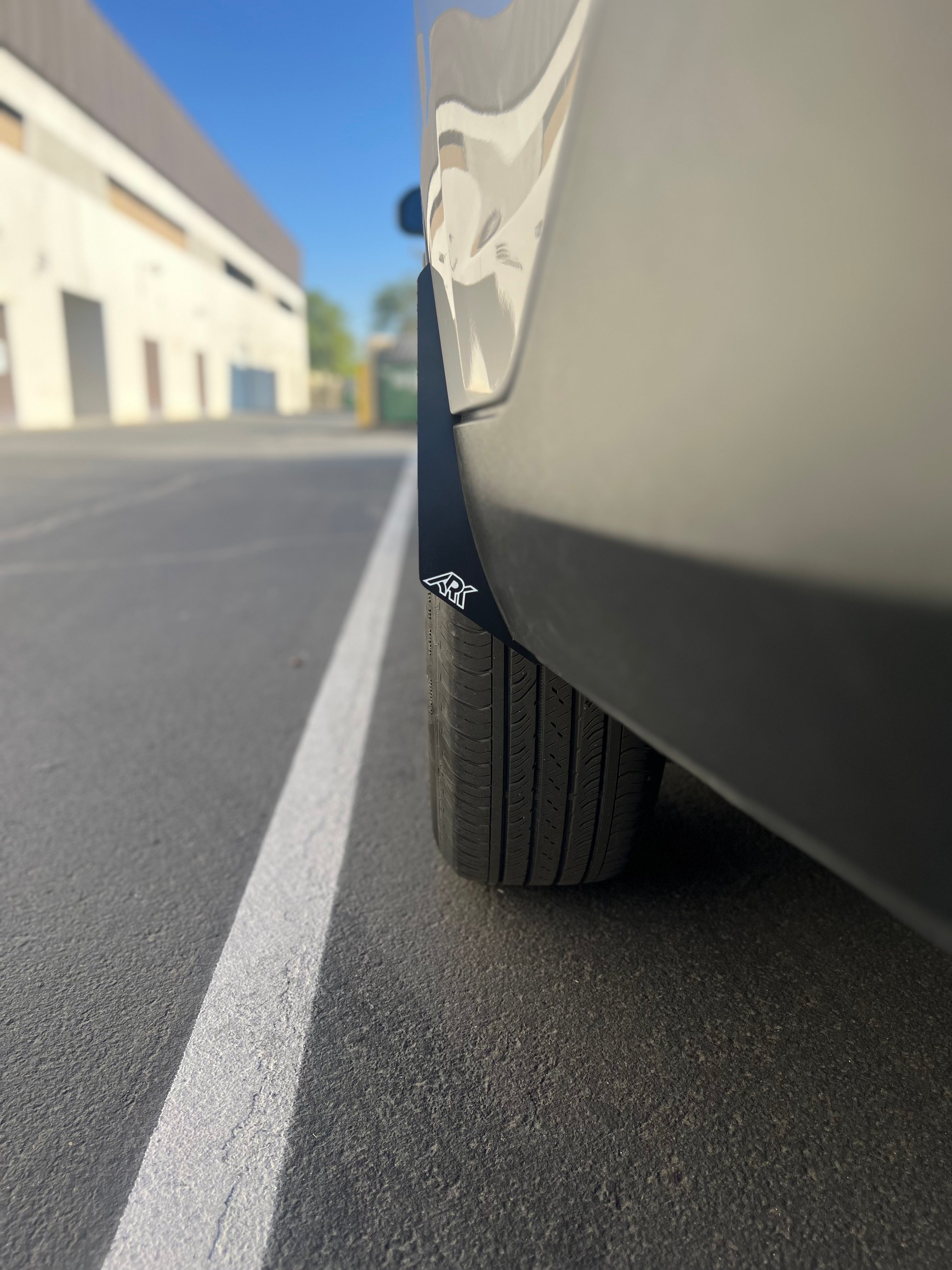 2022+ Ford Maverick Micro Flares installed on a vehicle, showcasing enhanced tire coverage and sleek design.