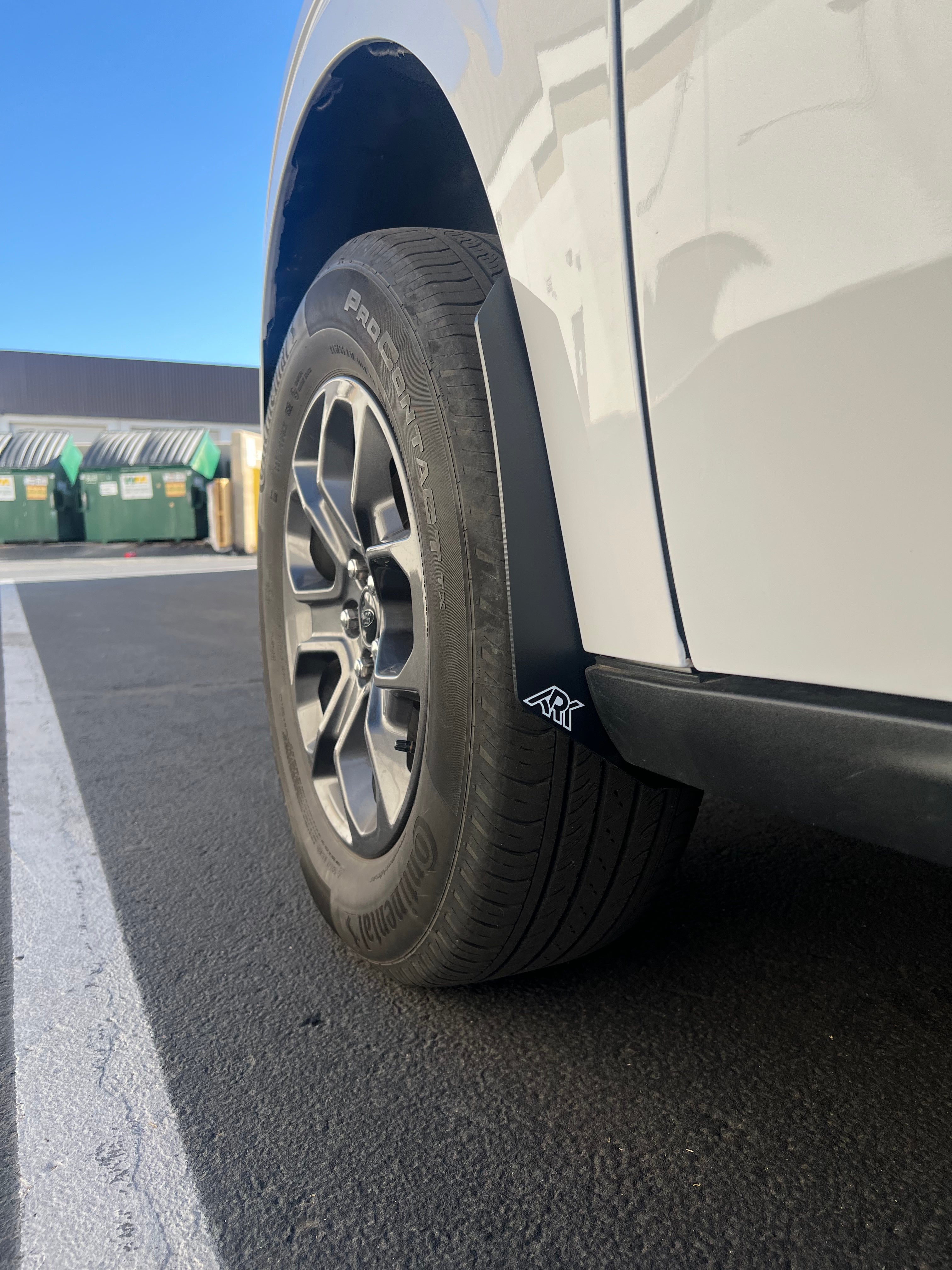 2022+ Ford Maverick Micro Flares installed on a vehicle, enhancing tire coverage and style. Ideal for offroad enthusiasts.