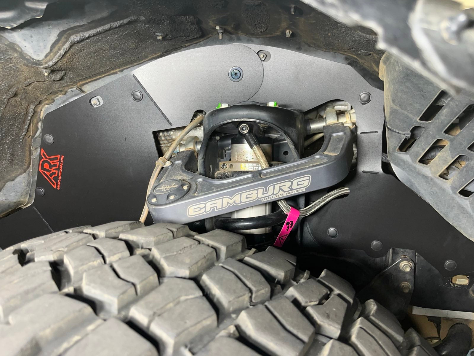TriXpoly splash guards for 2008-2021 Toyota Land Cruiser 200 Series, showcasing durable protection and fitment details.