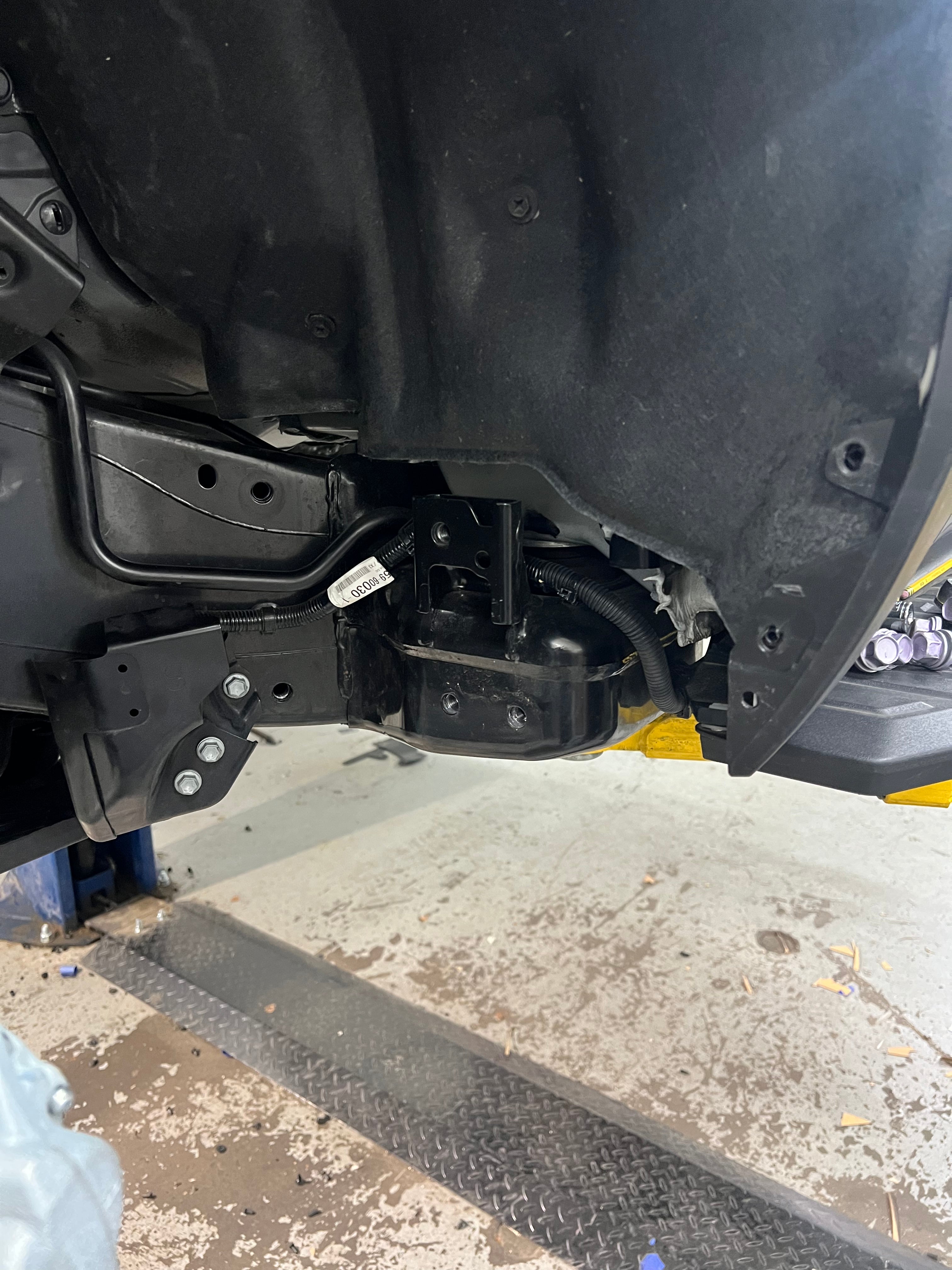 2025+ Toyota 4Runner TriXPoly Front Crash Bracket Delete showcasing durable construction for enhanced offroad performance.