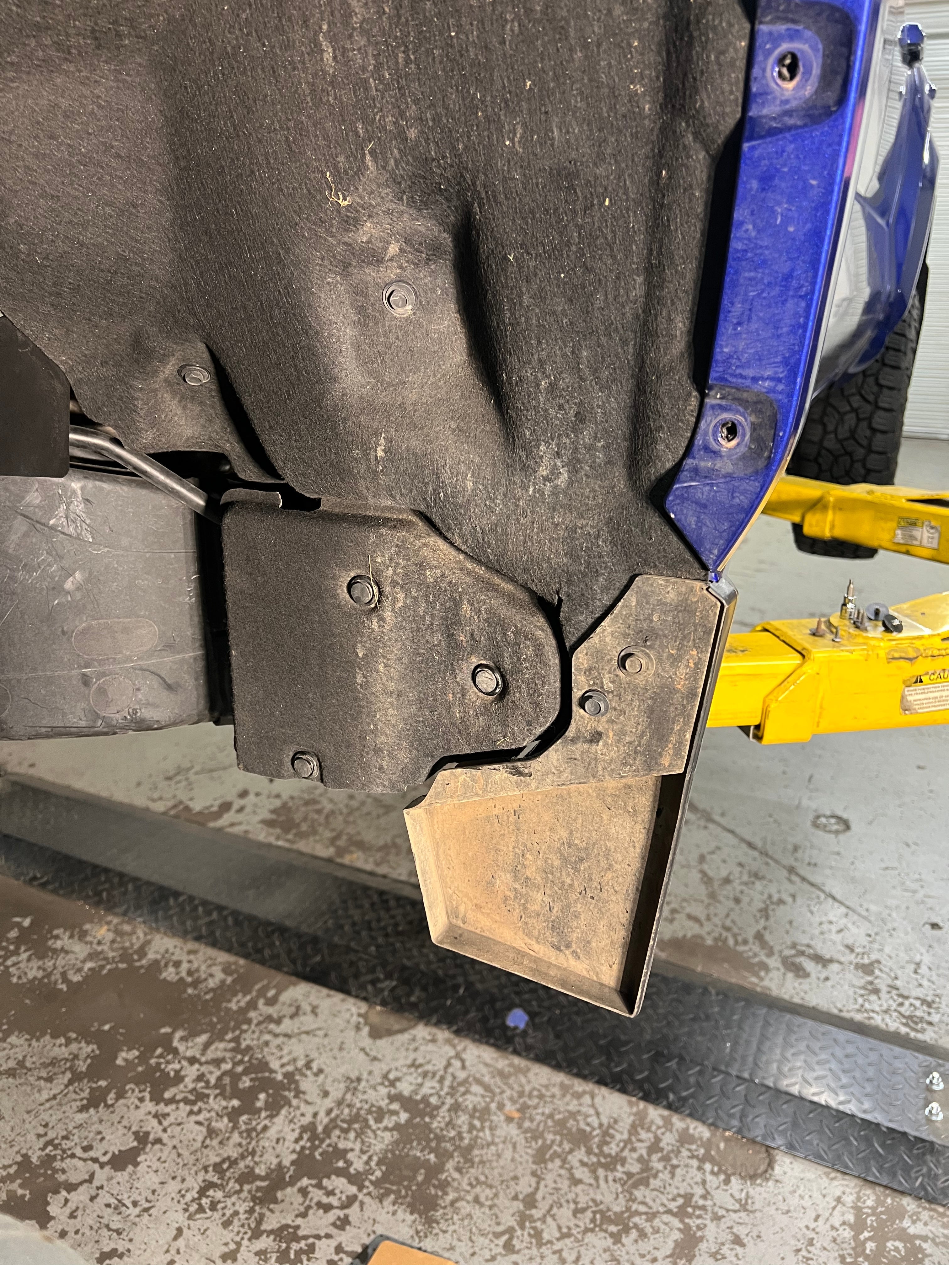 2024+ Toyota Tacoma TriXpoly front crash bracket deletes showcasing durable construction for enhanced offroad performance.