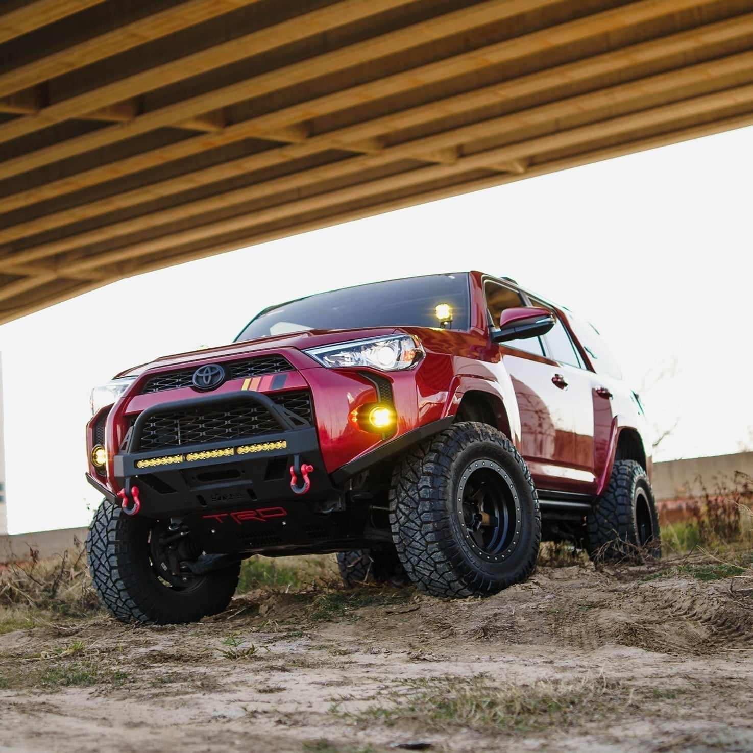 4Runner Lo Pro Bumper with high clearance for 2014-2024 models, showcasing rugged design and off-road capability.