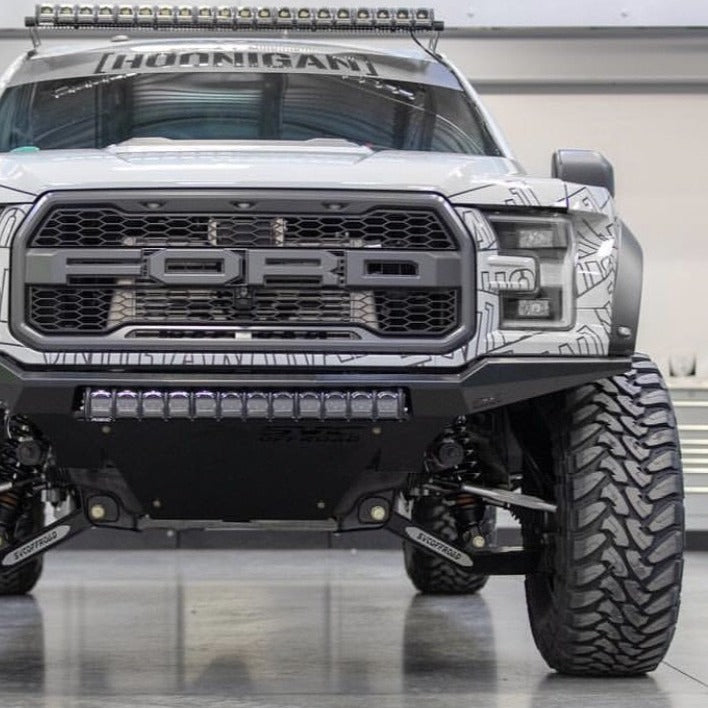 2017-2020 Ford Raptor fenders showcasing a rugged design, enhancing off-road capability and style.