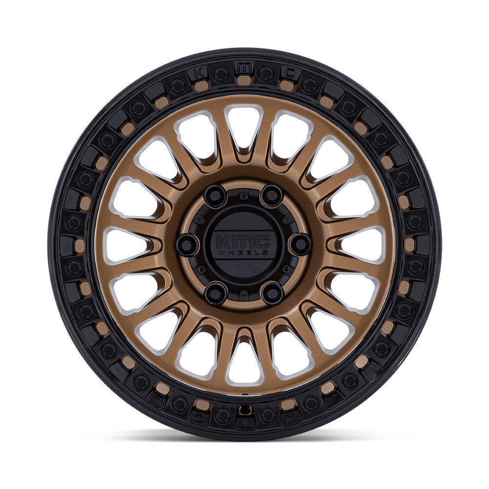 KMC KM552 MATTE BRONZE W GLOSS BLACK LIP IMS Wheel