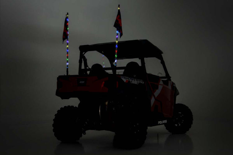 Rough Country MULTI-FUNCTION UTV LED WHIP LIGHTS W/ REMOTE CONTROL