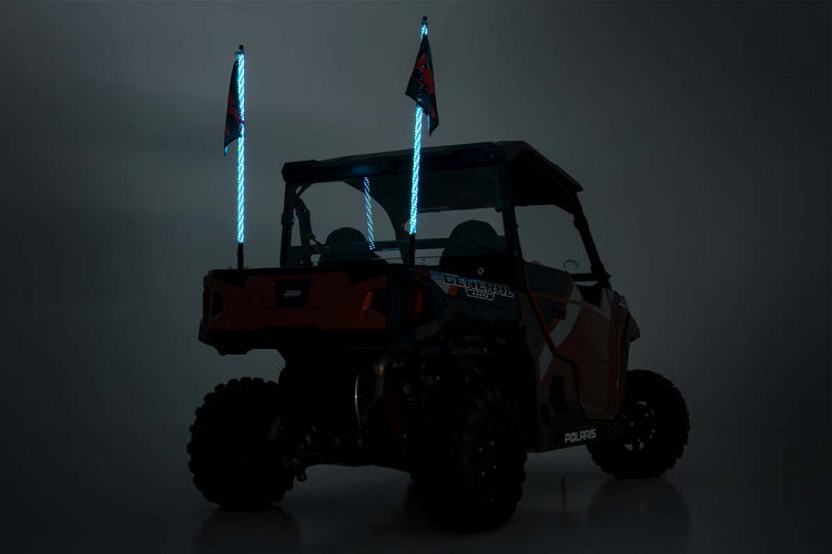 Rough Country MULTI-FUNCTION UTV LED WHIP LIGHTS W/ REMOTE CONTROL