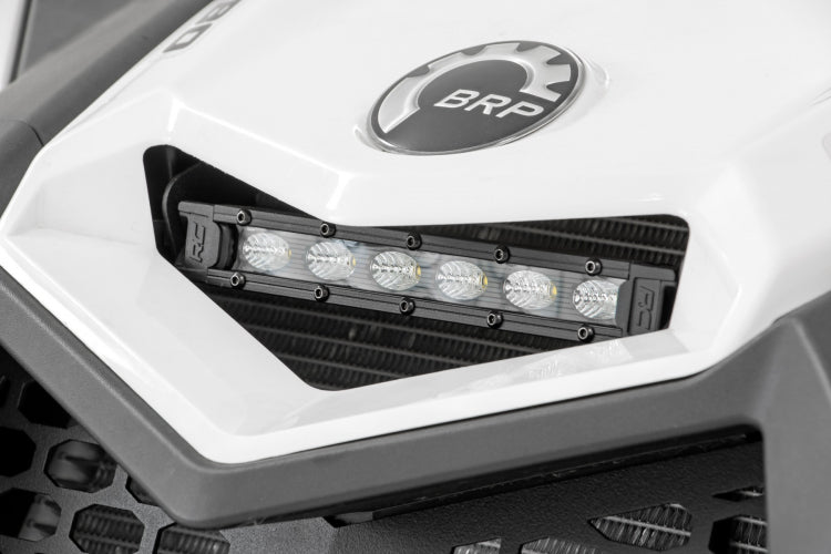 Rough Country LED LIGHT COWL MOUNT | 6" BLACK SLIMLINE | CAN-AM MAVERICK X3 (17-22)