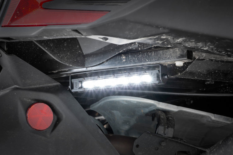 Rough Country LED LIGHT TAIL LIGHT MOUNT | 6" BLACK SLIMLINE PAIR | CAN-AM MAVERICK X3 (17-22)