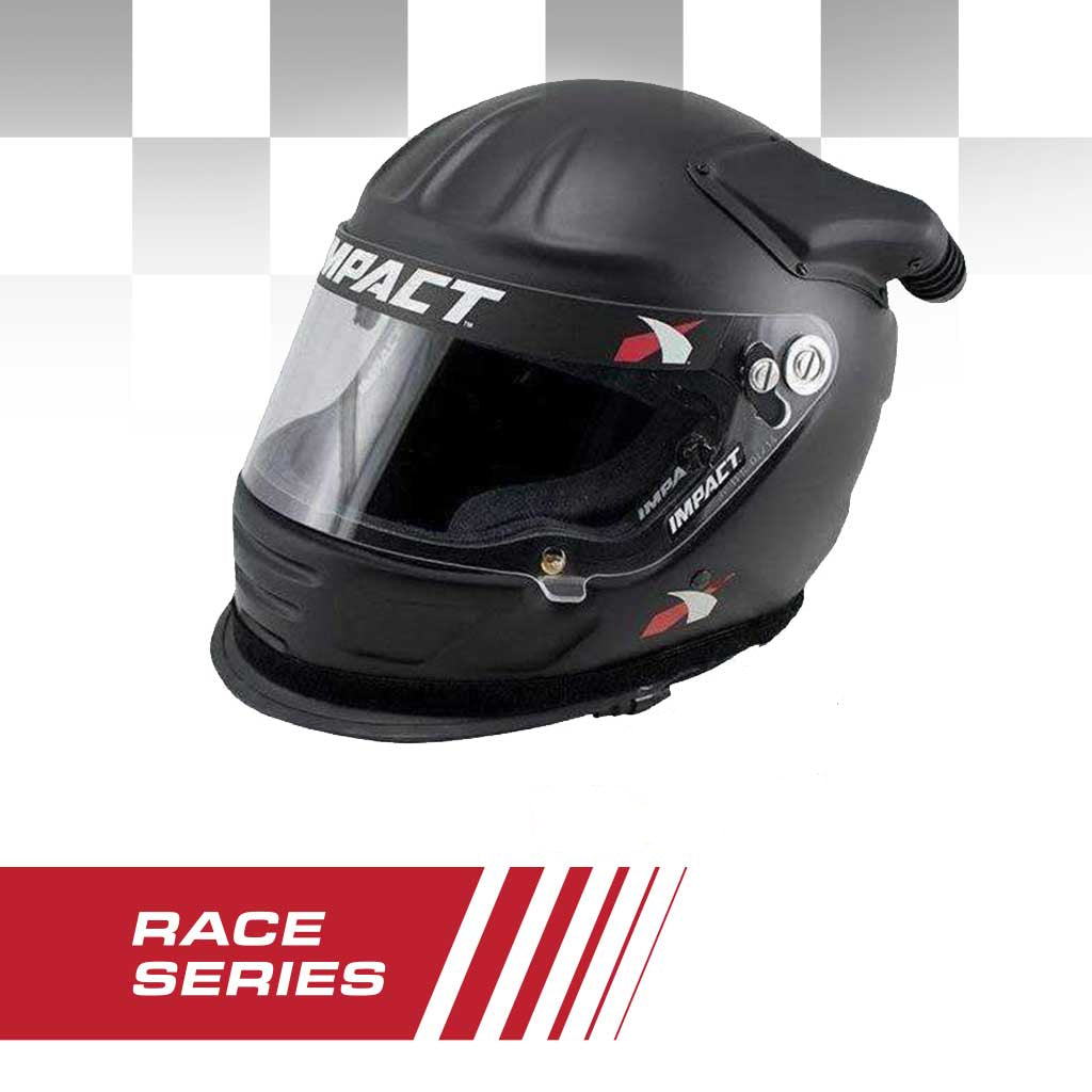 Impact RACE Offset Air Draft OS20 Helmet With OFFROAD Wired Helmet Kit - Extra Small